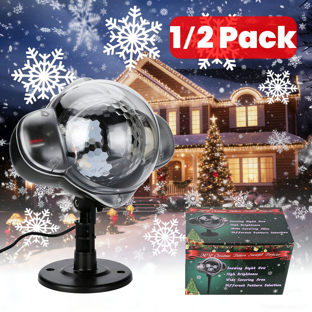 an   outdoor snowflake projection light suitable
