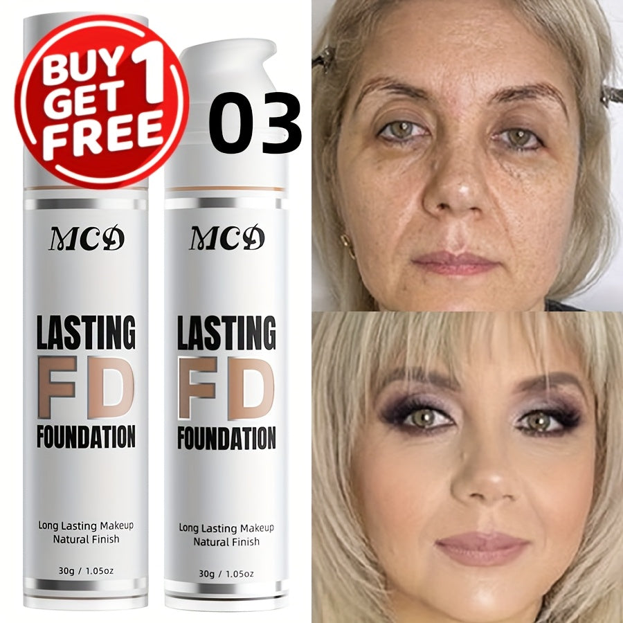 2pcs liquid foundation   coverage concealer