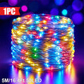1pc   indoor holiday fairy string lights multicolor usb