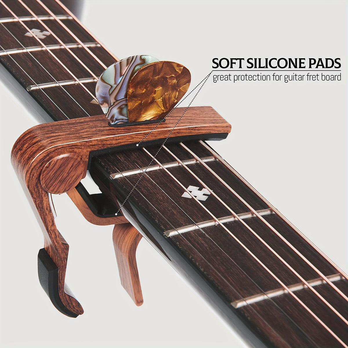 guitar capo pick holder perfect acoustic electric
