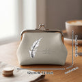 wallets feather     coin purse vintage