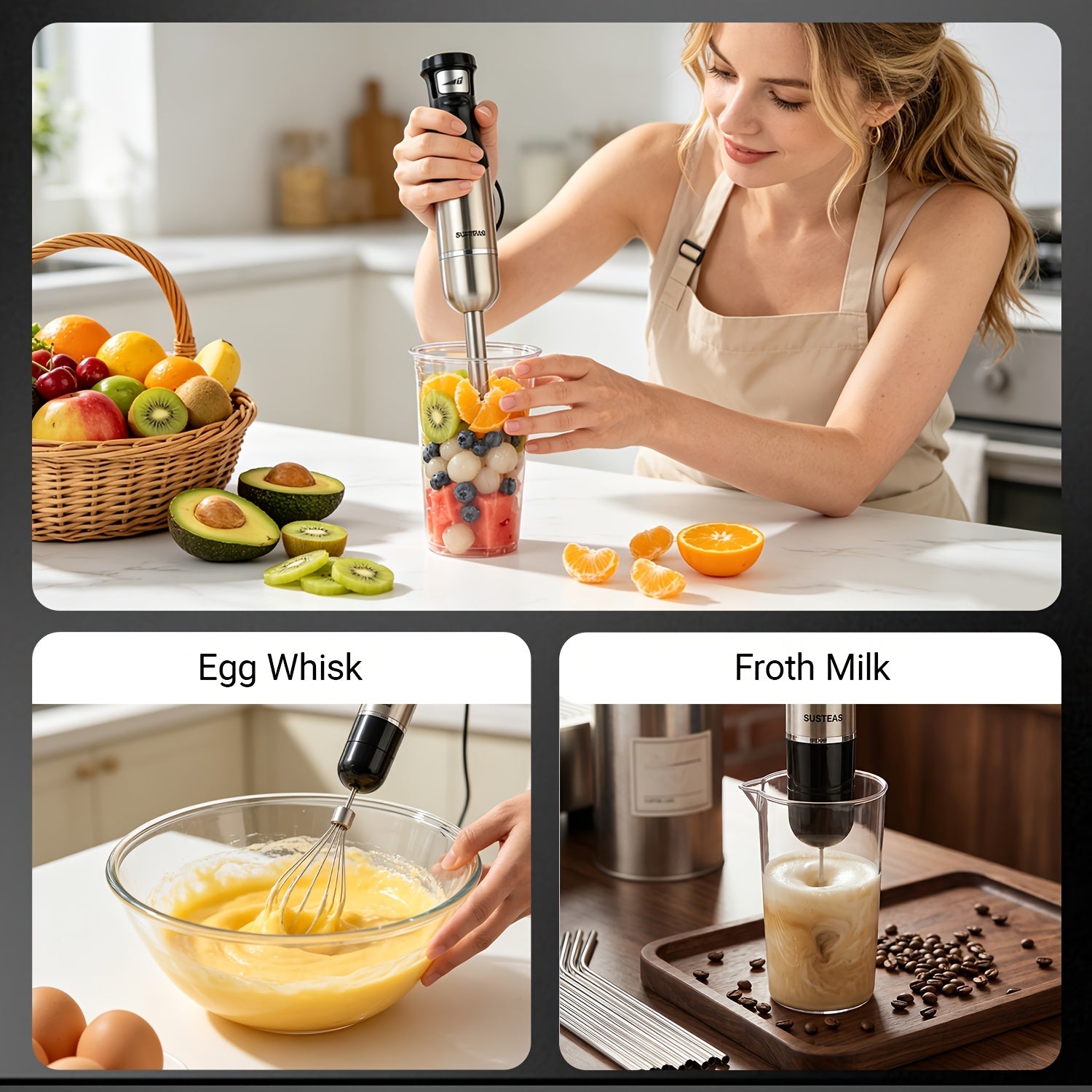 8 in 1 multi function handheld blender in   mixer