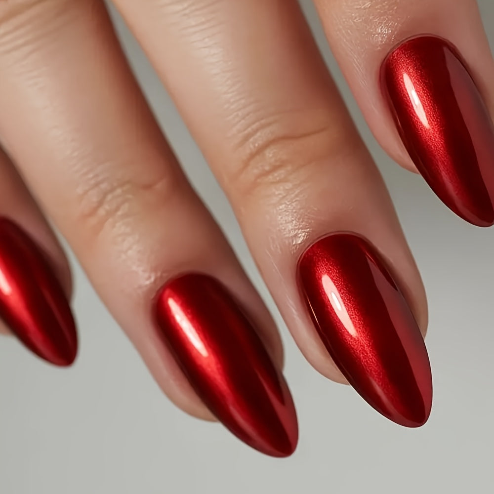 tinovo   metallic burgundy nail polish 12ml natural quick