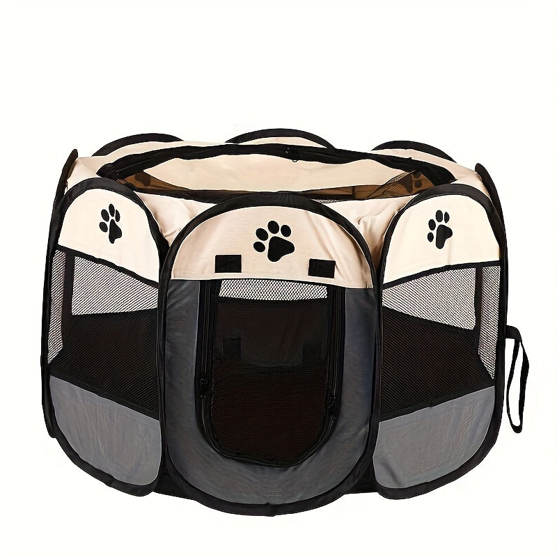 octagonal pet enclosure pet tent oxford bunai scratch