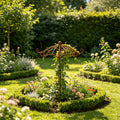 3d umbrella shaped metal garden vine flower stand vintage