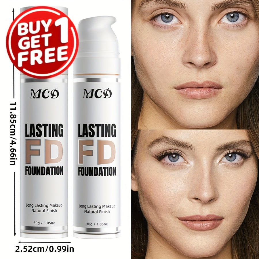 2pcs liquid foundation   coverage concealer
