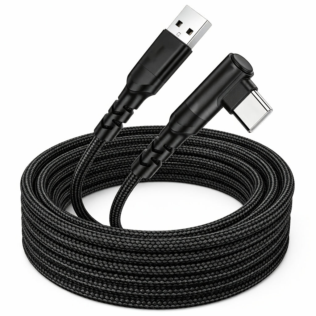 90 degree usb c charging cable 3a fast charging right angle