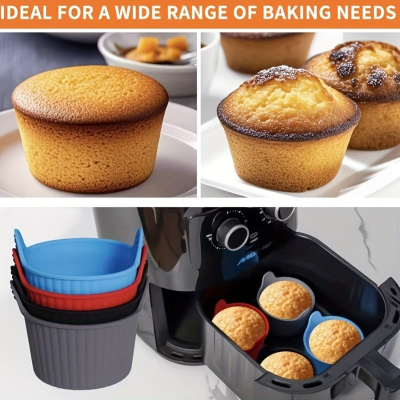 8pcs multi functional air fryer baking cups made silicone
