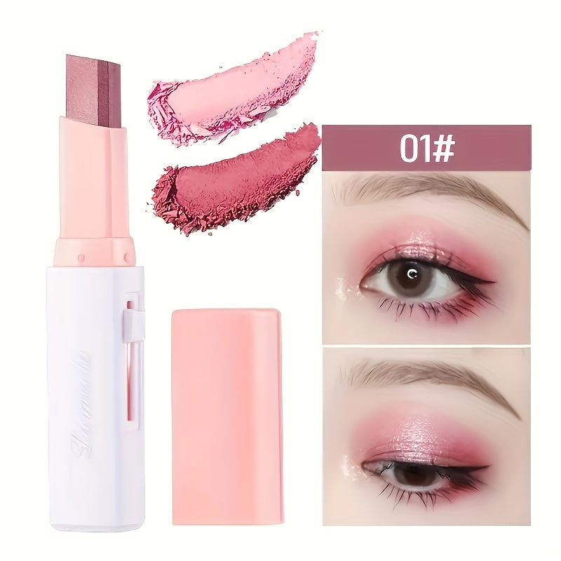 6pcs   pearlescent eyeshadow sticks waterproof