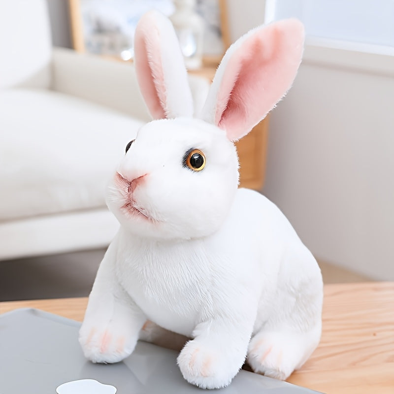 1pc cute simulation rabbit plush toy soft rabbit stuffed