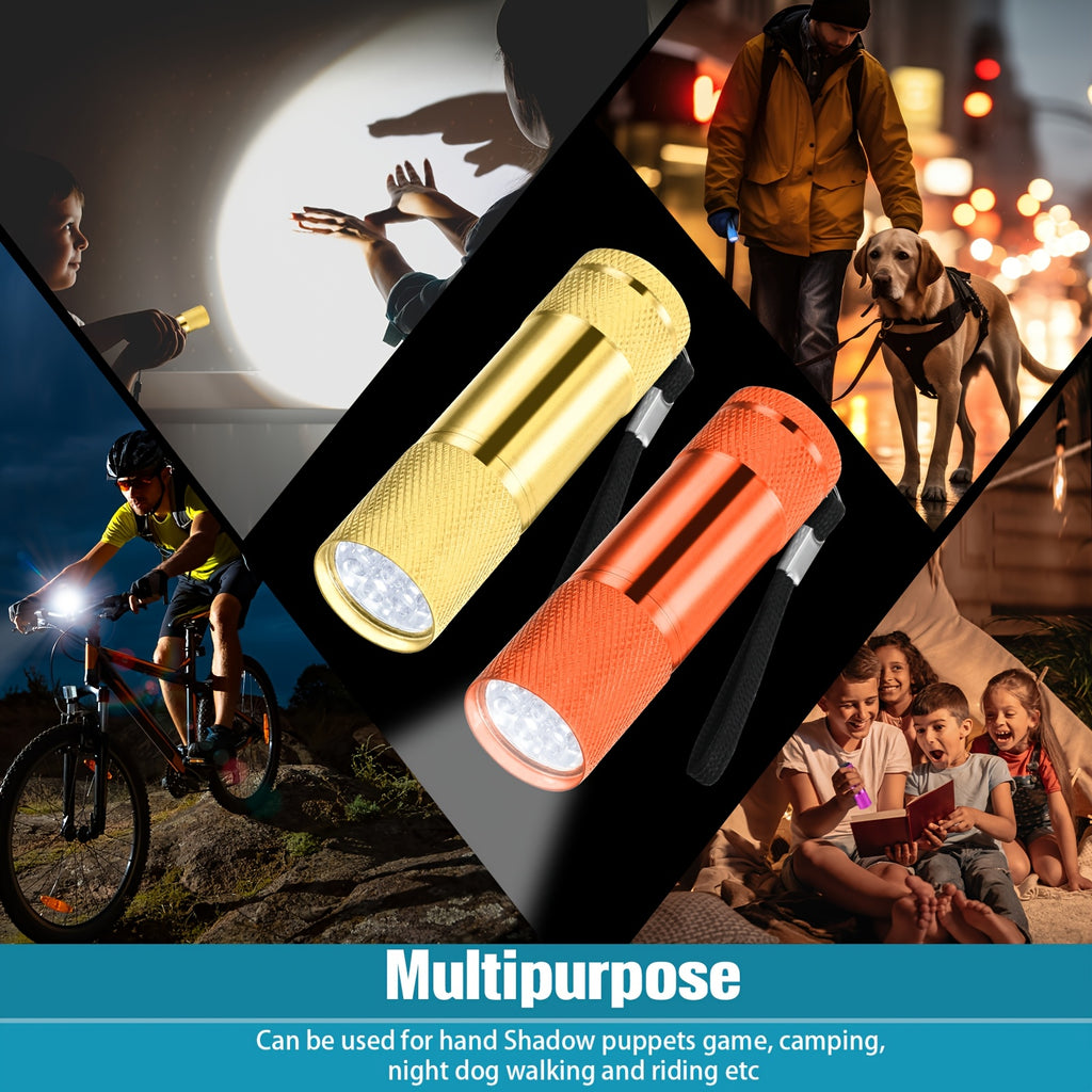 48pcs mini flashlights bulk bright aluminum handheld flash