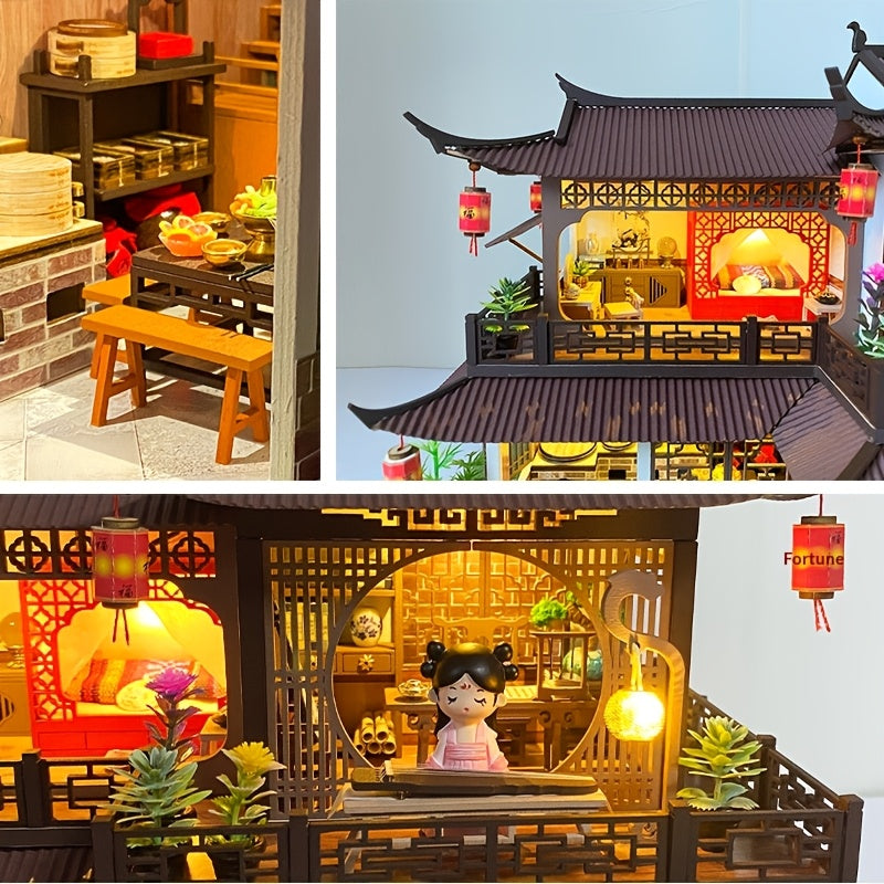 chinese architectural models 3d puzzles new styles villa