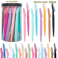 30pcs facial razors random colors premium stainless steel