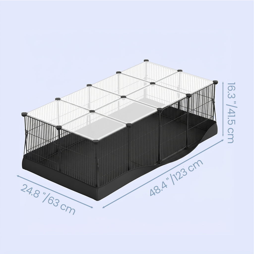 modular small   yard 20 panel rabbit guinea pig cage