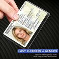 10pcs 15pcs clear card protector sleeves transparent id card