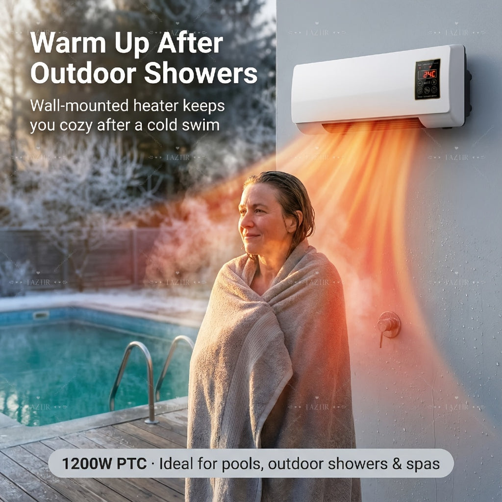 1200w wall mounted heater     winter summer