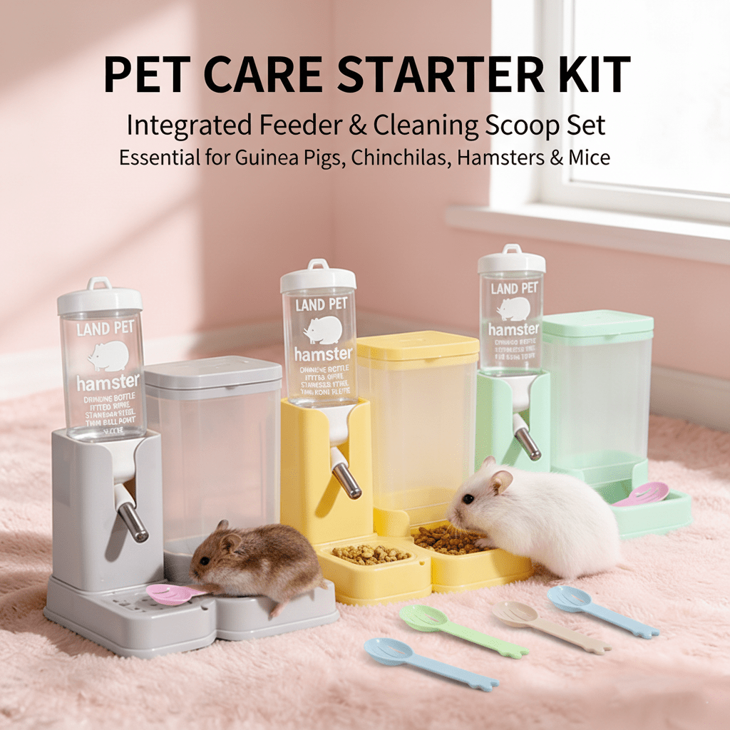 2pcs random   1pc small pet feeder water bowl 1pc