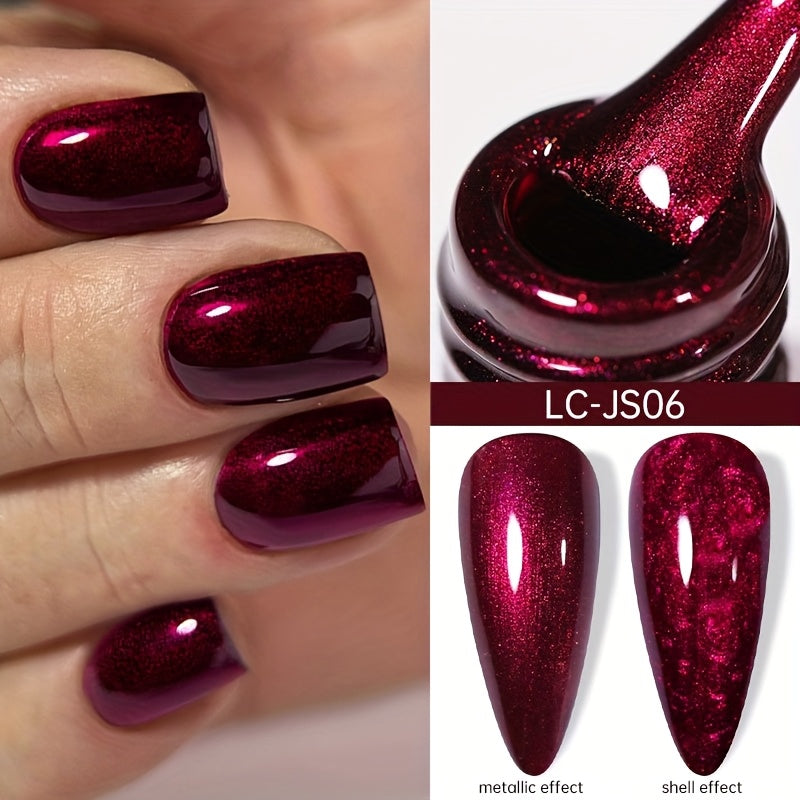 7ml 9pcs metallic gel polish nail polish soak led