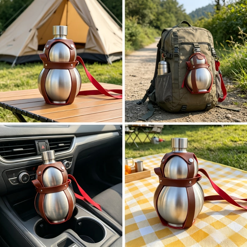 304 stainless steel gourd   food grade portable wine