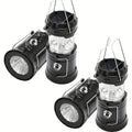 4pcs portable led camping light lightweight usb rechargeable