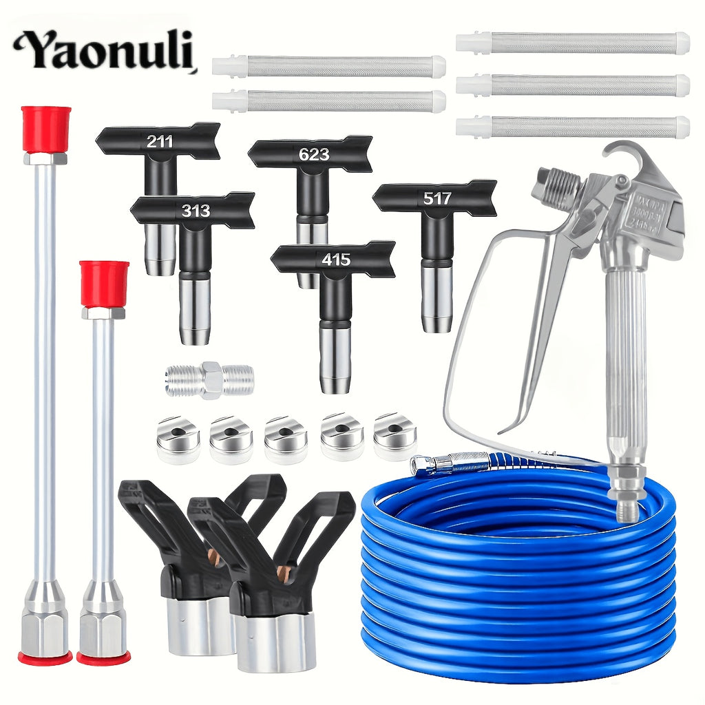 17 in 1 airless spray gun accessory kit sprayer main unit