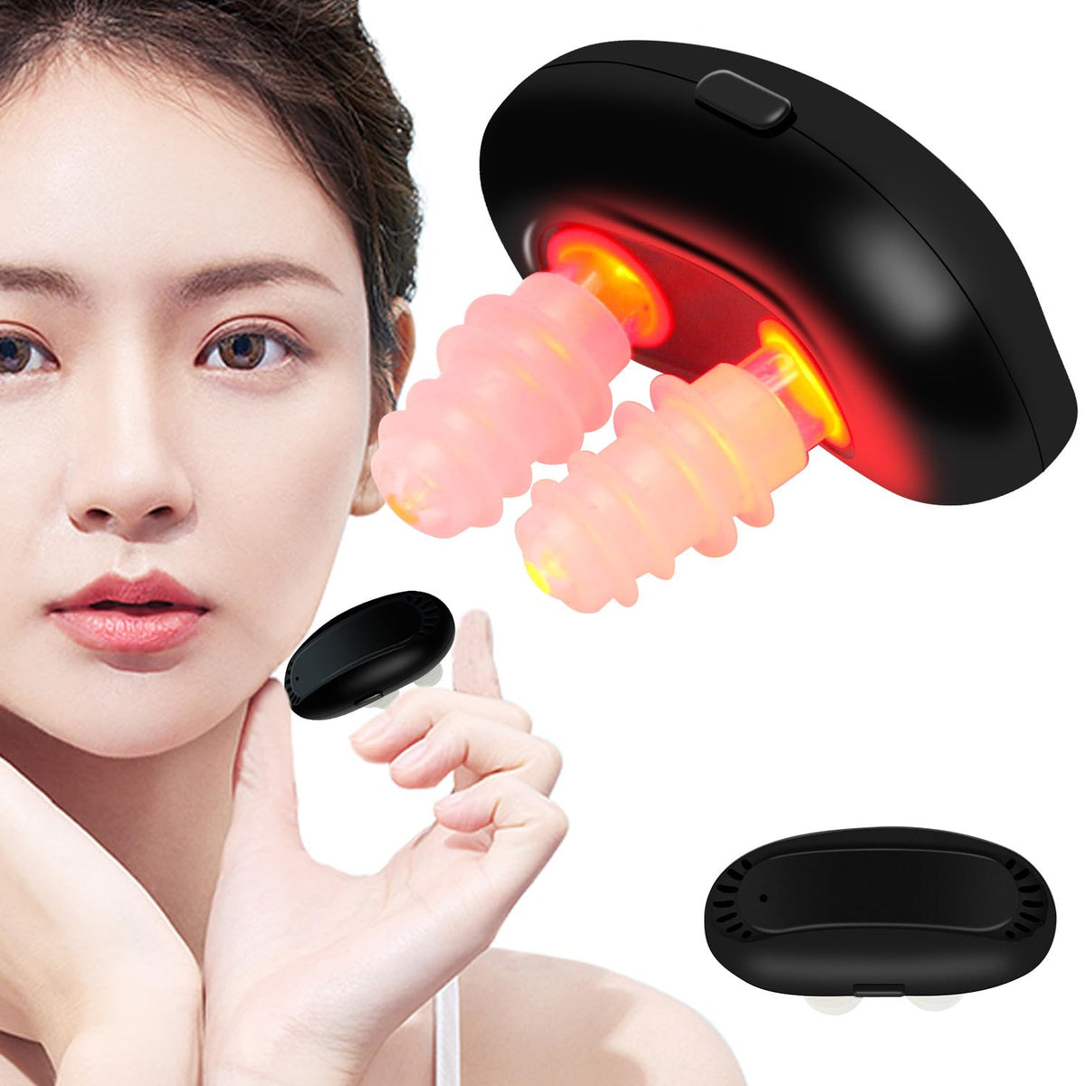 red light nasal device portable usb rechargeable sinus