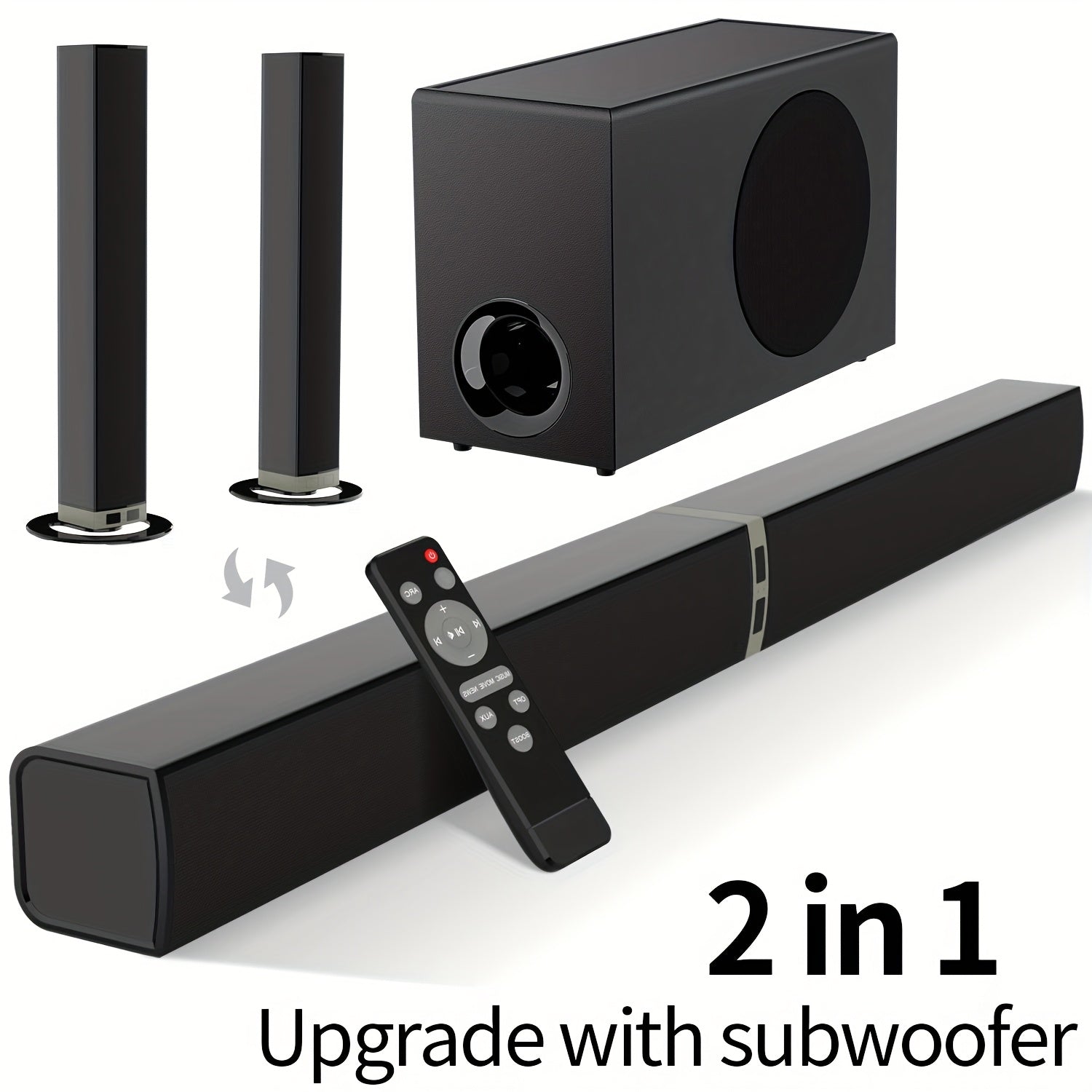 2   bar soundbar smart tv wireless speaker
