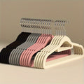 5pcs flocked hangers   pendants flocking non slip