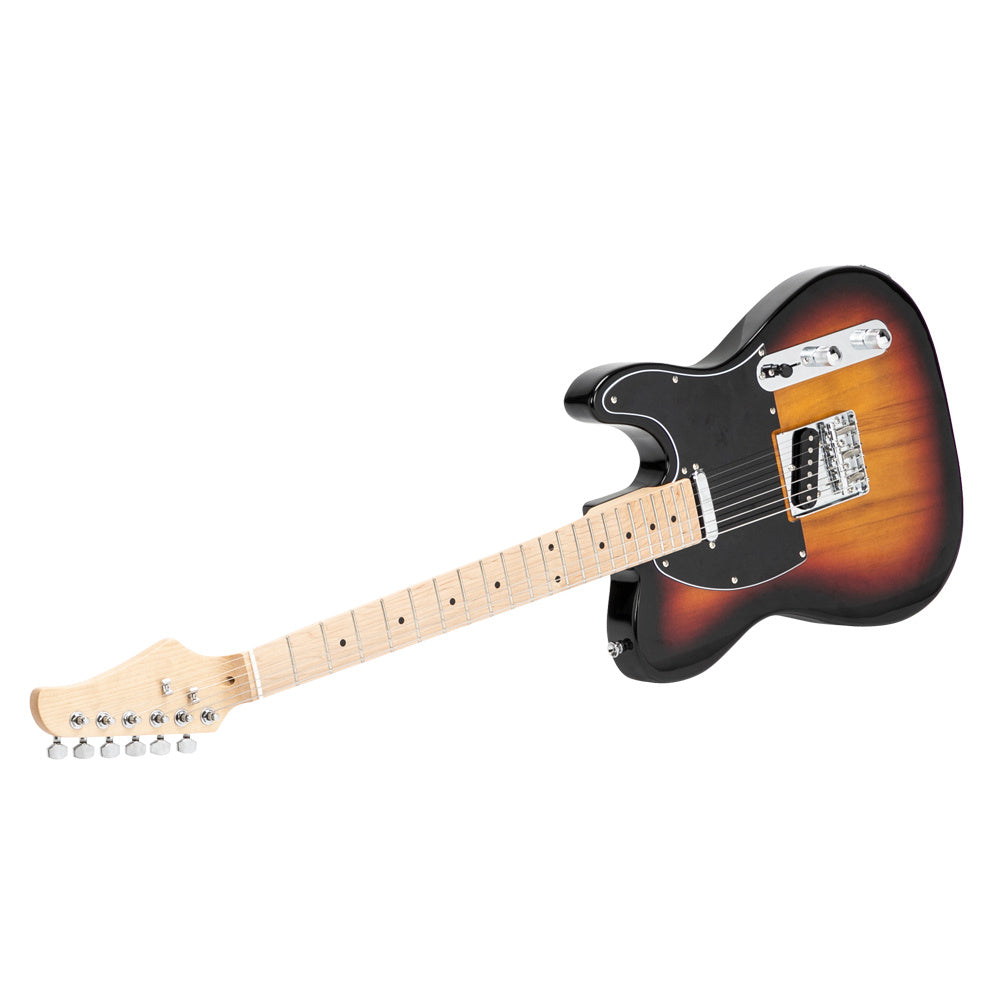 maple fingerboard dtl electric guitar   pickup sunset color