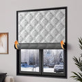 blackout thermal insulated curtain suitable no drill tape