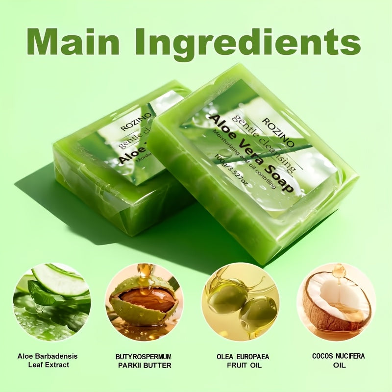 aloe vera   4 in 1 facial bath hand shampoo bar