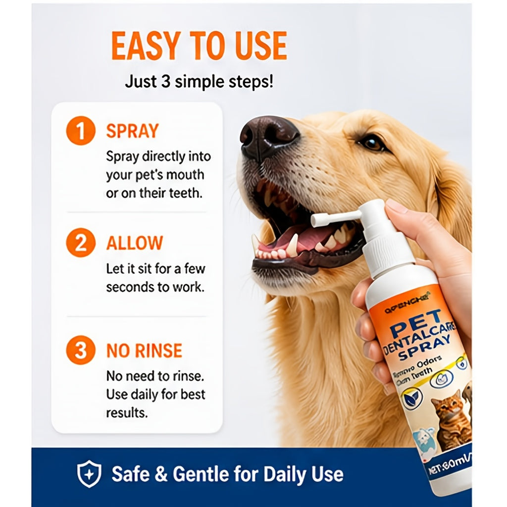 oral spray   pet breath freshener