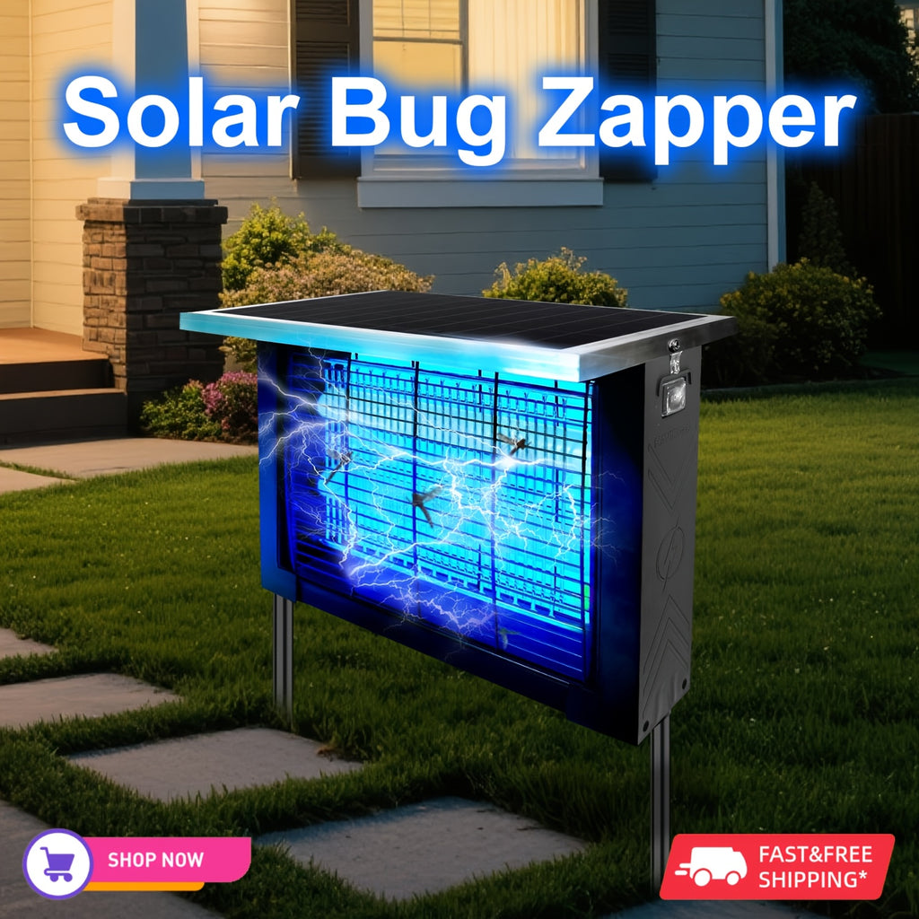 powerful large solar bug zapper outdoor 2000sq ft poartable
