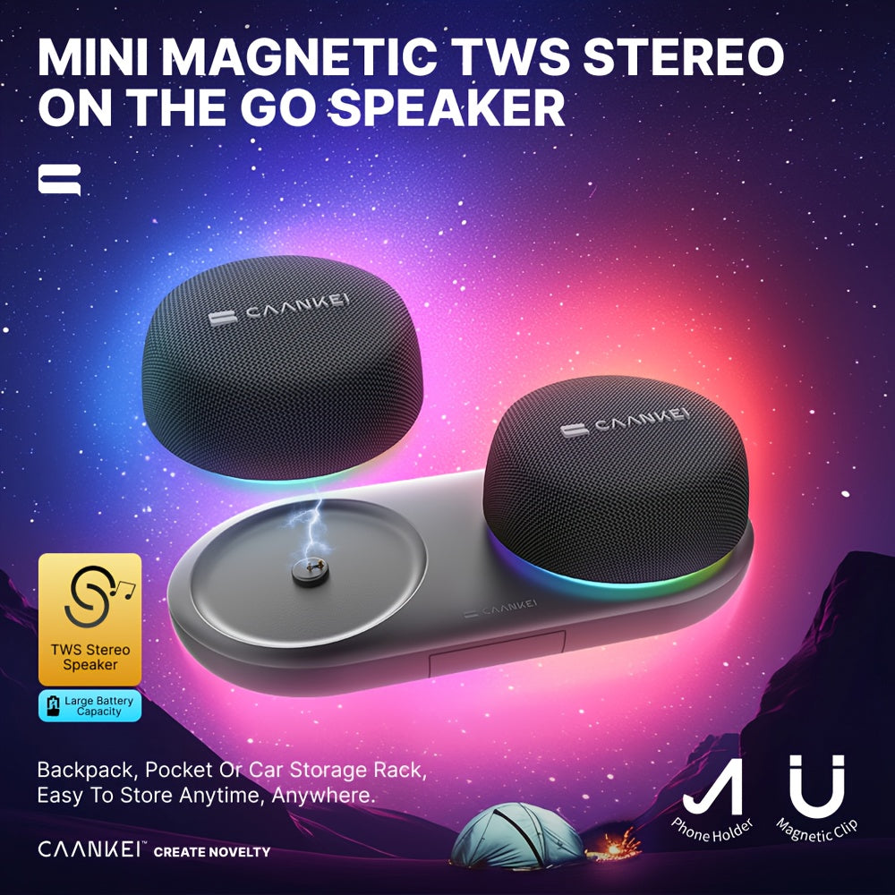 latest compact portable speaker a charging base 60 hour