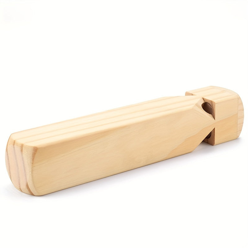 wooden train whistle kids 7 4 inch steam   sound