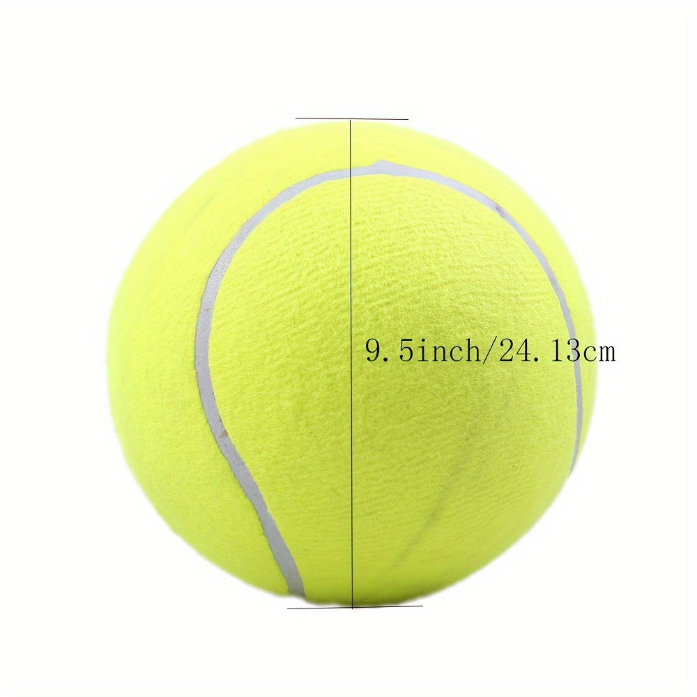 needle giant   pet tennis ball