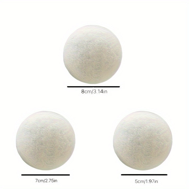 6pcs drying balls low allergenic fabric softener alternative