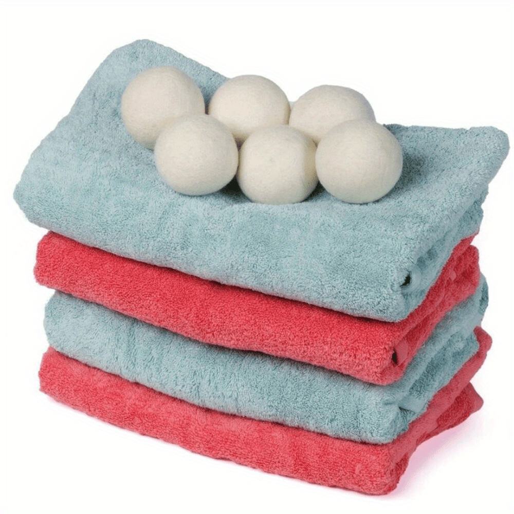 6pcs drying balls low allergenic fabric softener alternative