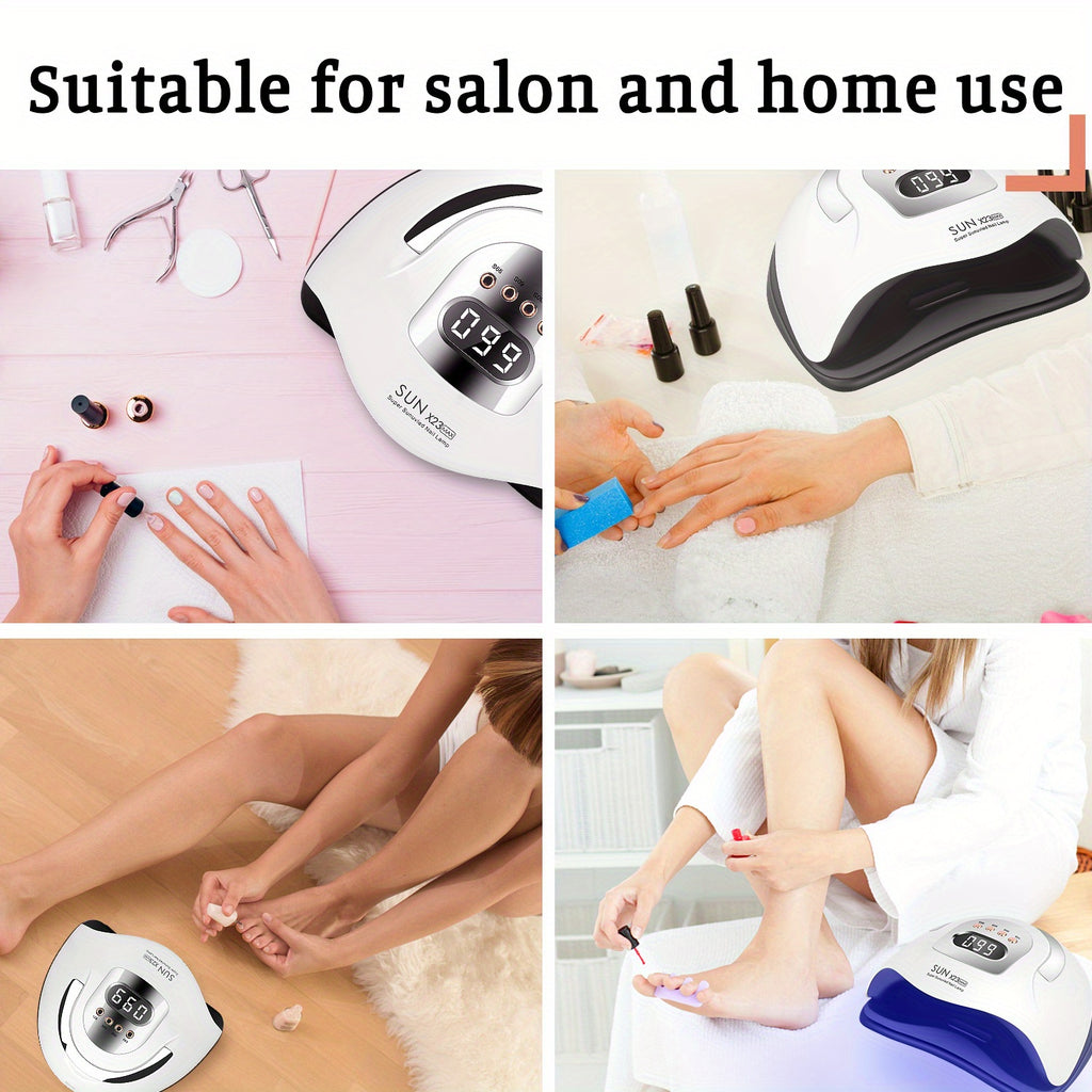 380w led nail lamp 4 timer setting portable