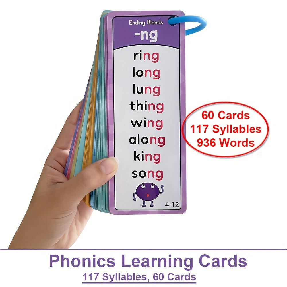 117 families words phonics word   cards english