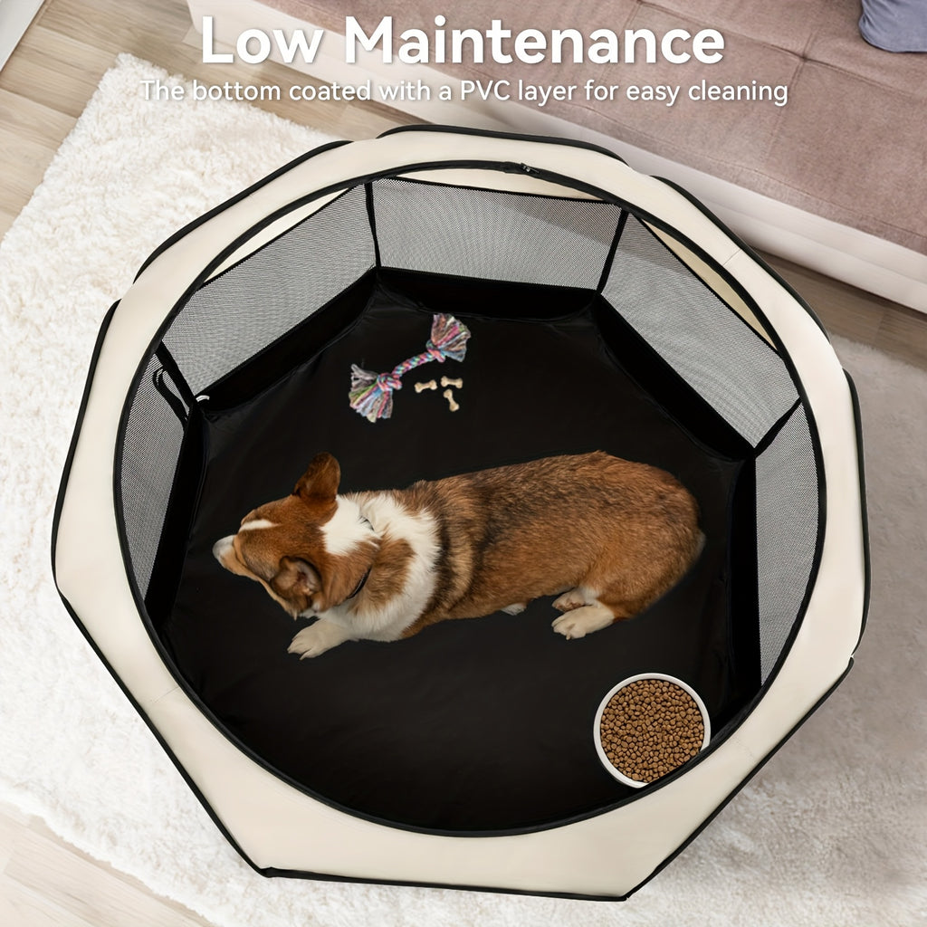 octagonal pet enclosure pet tent oxford bunai scratch