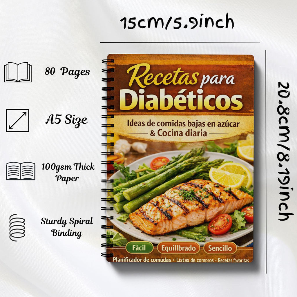 diabetes   spiral binding food record book