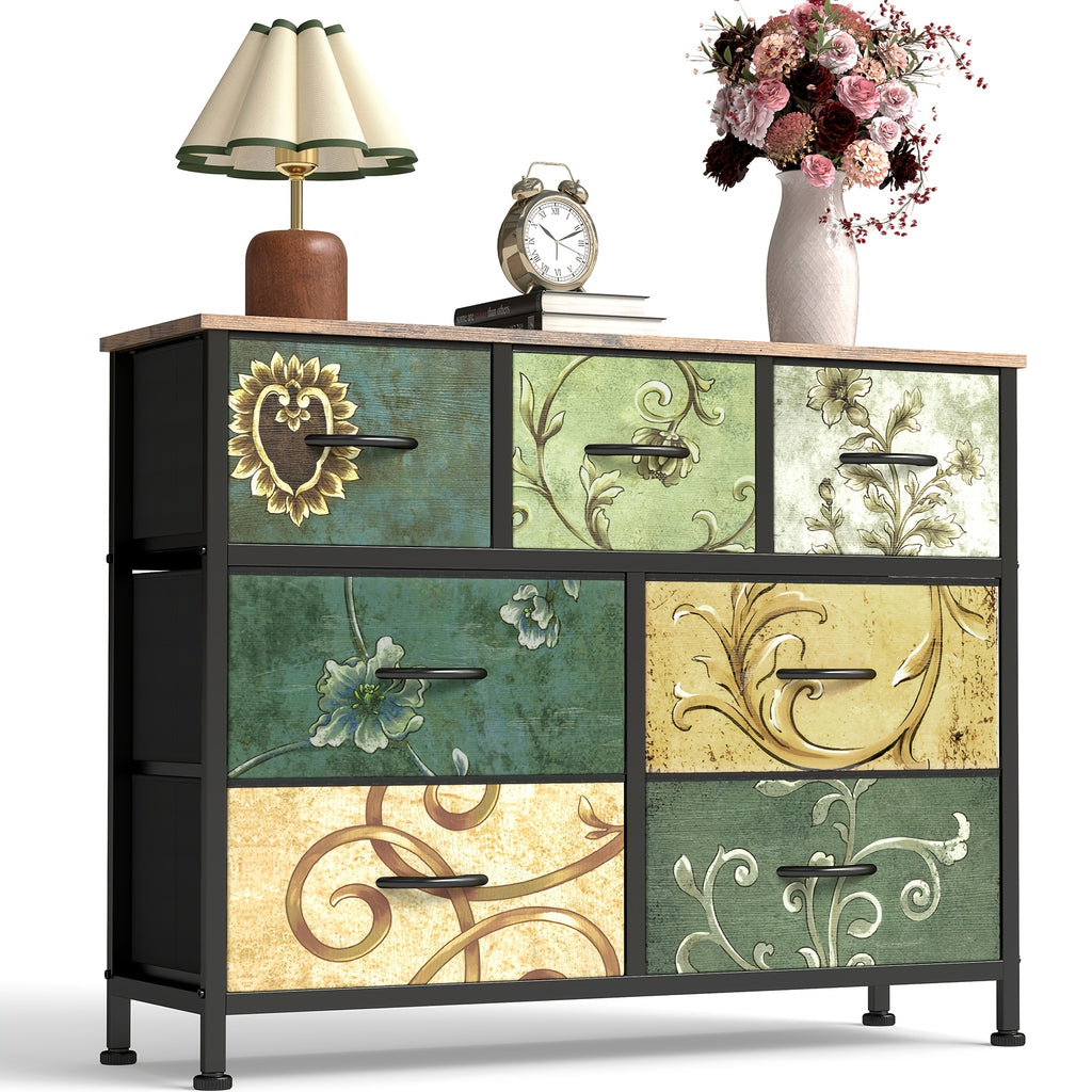 medieval style storage cabinet vintage floral texture sturdy