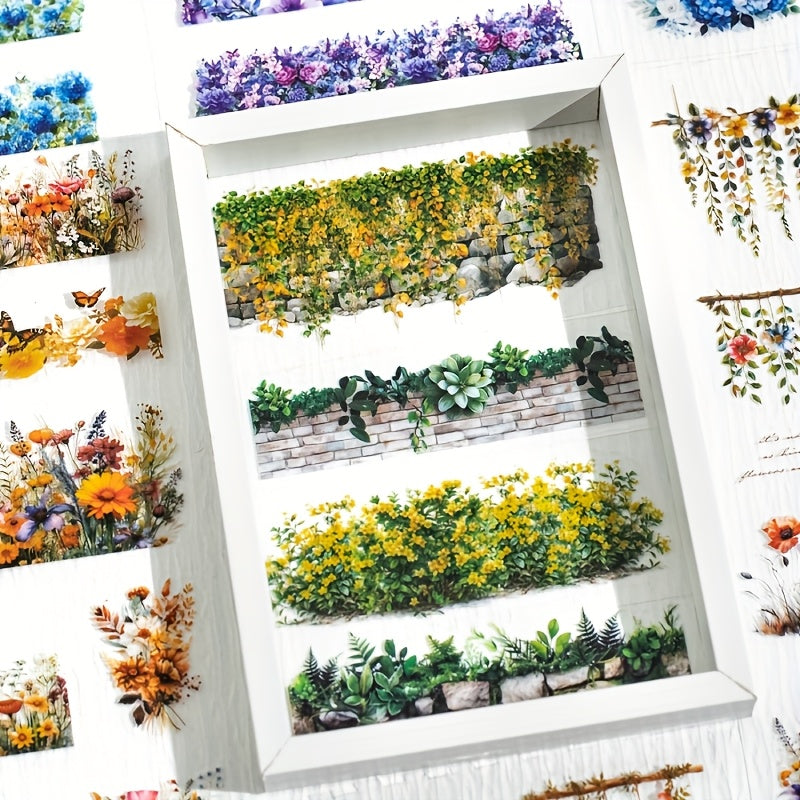 24 sheets book sticker book     series plant