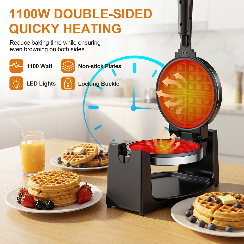 waffle maker rotating belgian waffle maker 180 flip waffle