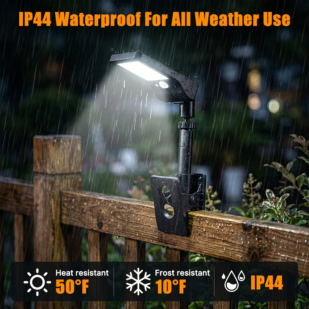 2pcs clip solar street lights solar wall lamp outdoor