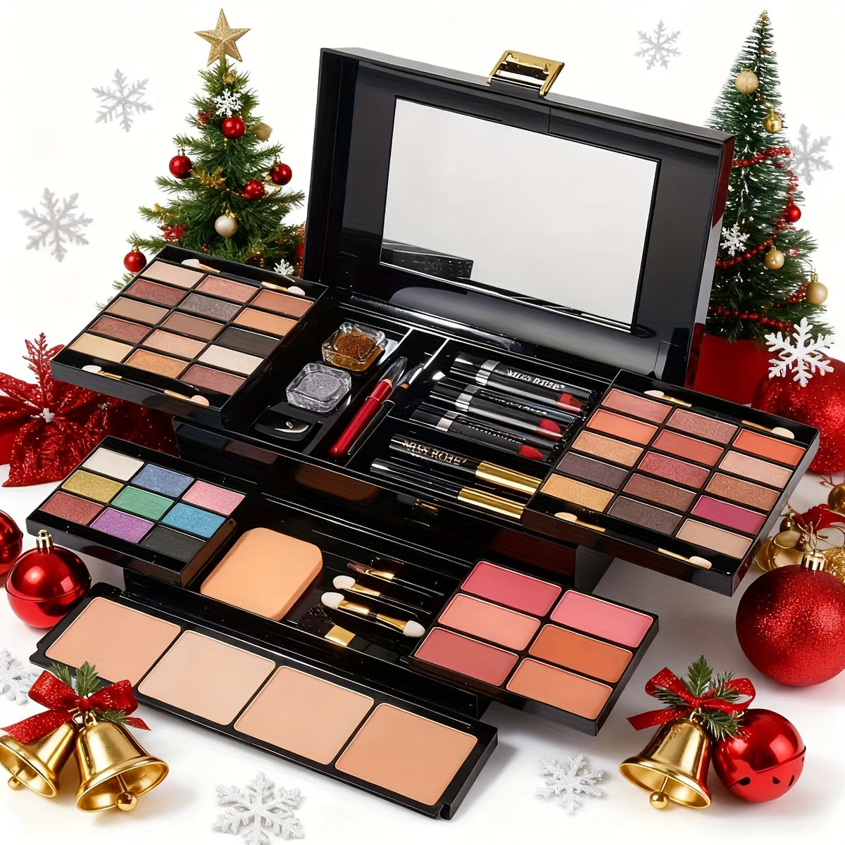 professional makeup kit women full kit mirror 58 colors in