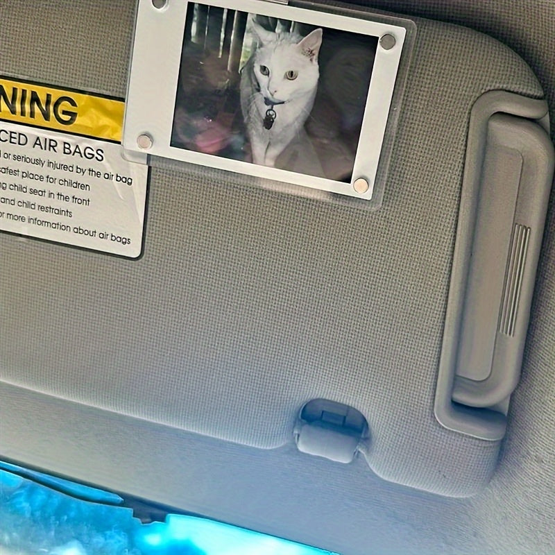 1pc car sun visor photo pp material vehicle sun visor image