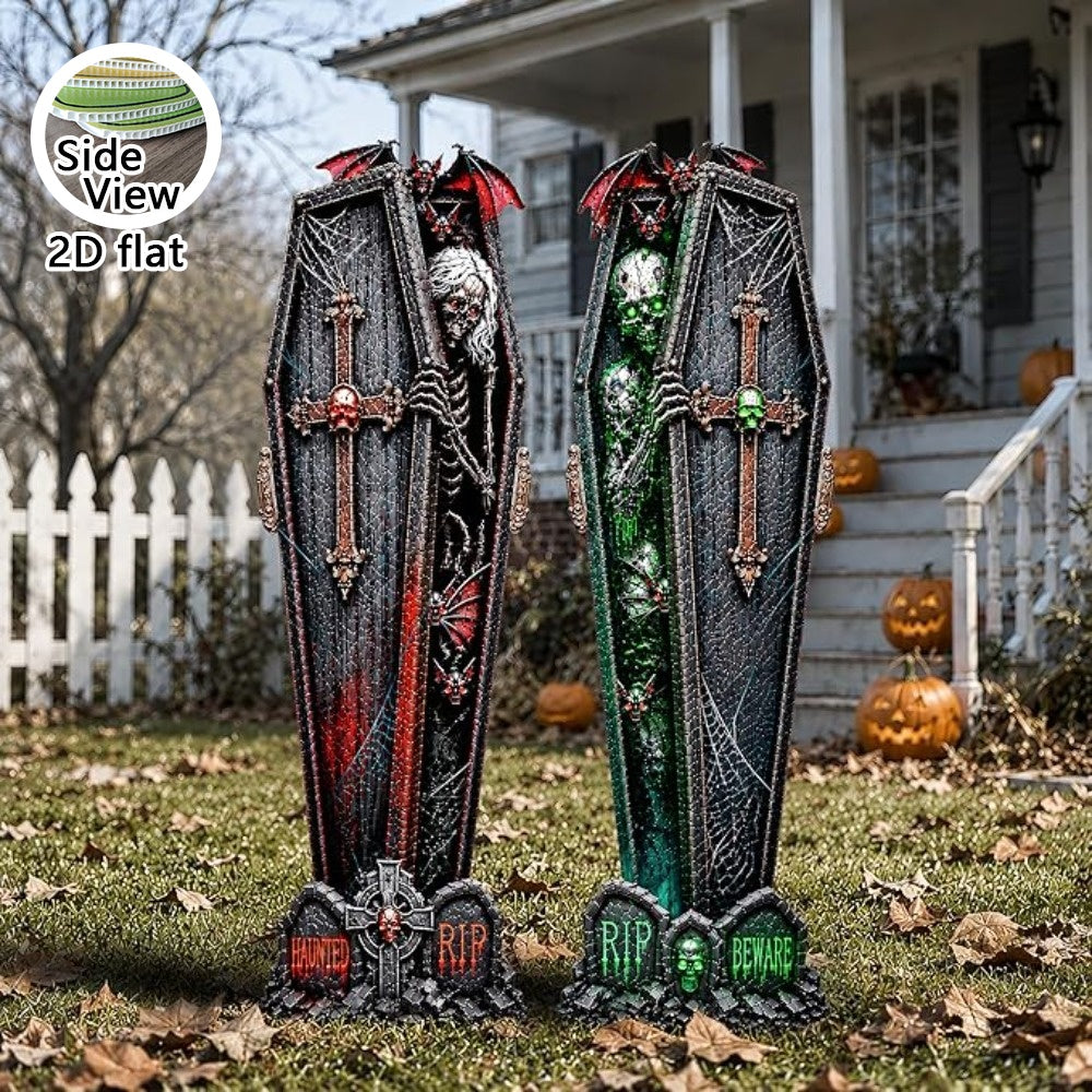 2d flat 2d flat 2d flat halloween yard sign   set