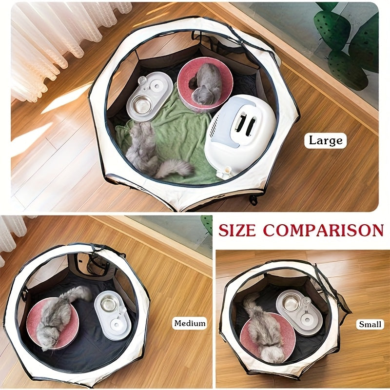 octagonal pet enclosure pet tent oxford bunai scratch